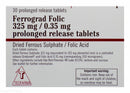 Ferrograd Folic 325/0.35mg Prolonged Release Tablets – 30 Pack