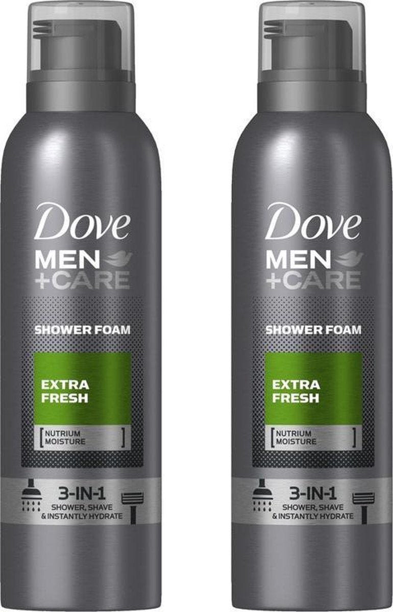 Dove Men + Care Shower Foam – 2 Pack