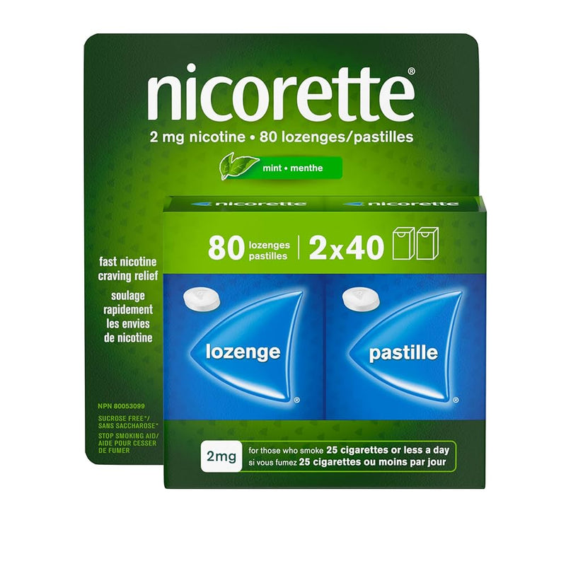 Nicorette Cools 4mg Nicotine Lozenges – 4 x 20 packs