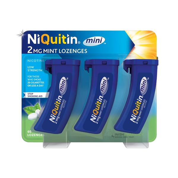 Niquitin Mini 2mg Mint Lozenges - 60 Pack