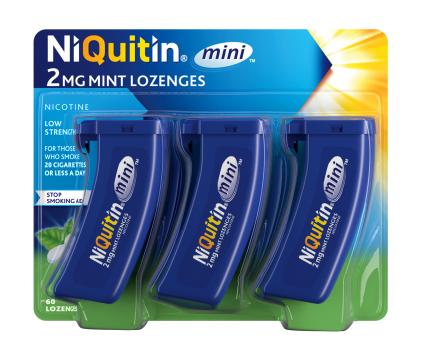 Niquitin Mini 2mg Mint Lozenges - 60 Pack