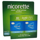Nicorette Cools Icy Mint 4mg Nicotine Lozenges – 4 x 20 packs