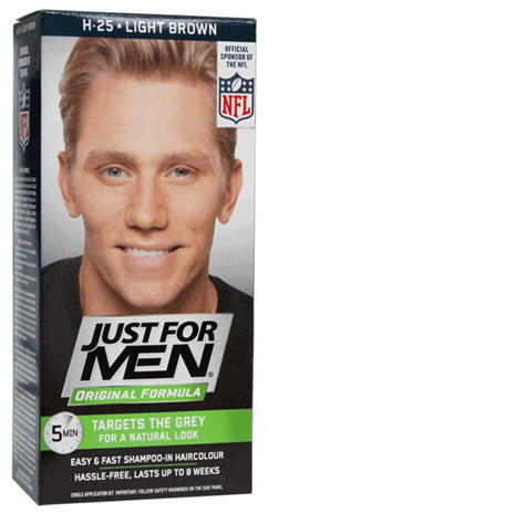 Just For Men Original Formula - H25 Light Brown Hair Colour for Men