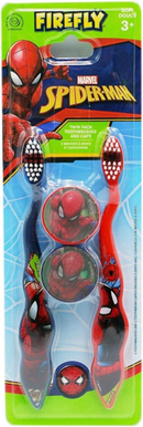 Spiderman Twin Toothbrush and Caps