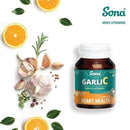 Sona Garlic and Vitamin C Tablets - 60 Pack