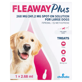 Fleaway Plus Flea Treatment for Large Dogs (20-40kg)