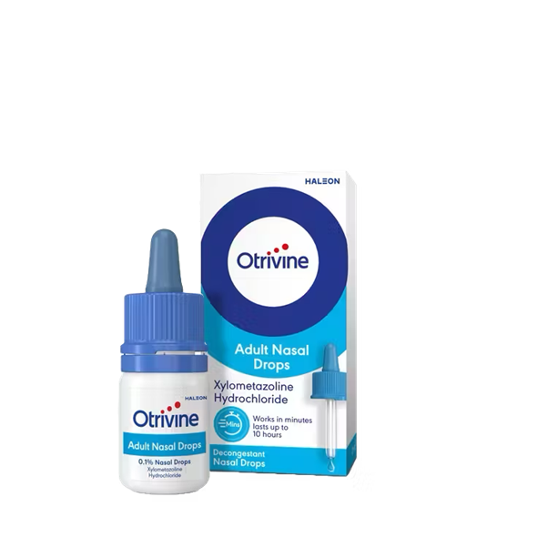 Otrivine Adult 0.1% w/v Nasal Drops