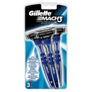 Gillette Mach 3 Disposable Razors x3