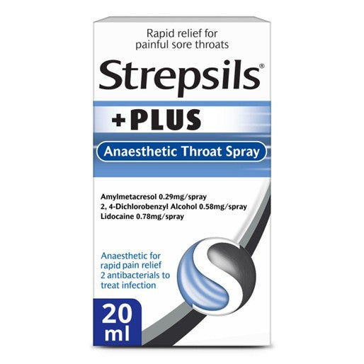 Strepsils Plus Anaesthetic Throat Spray 20ml