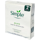 Simple Bar Soap 100g 2 Pack