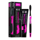 XOC Charcoal Cleansing Toothpaste with Free Toothbrush
