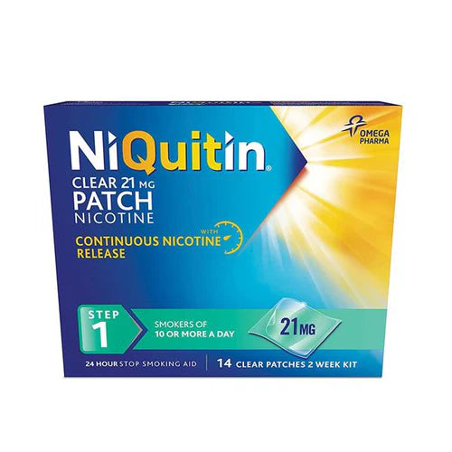 Niquitin CQ Clear 21mg Step 1 Patches