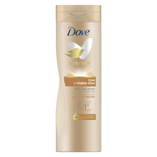 Dove Visible Glow Light to Medium 250ml