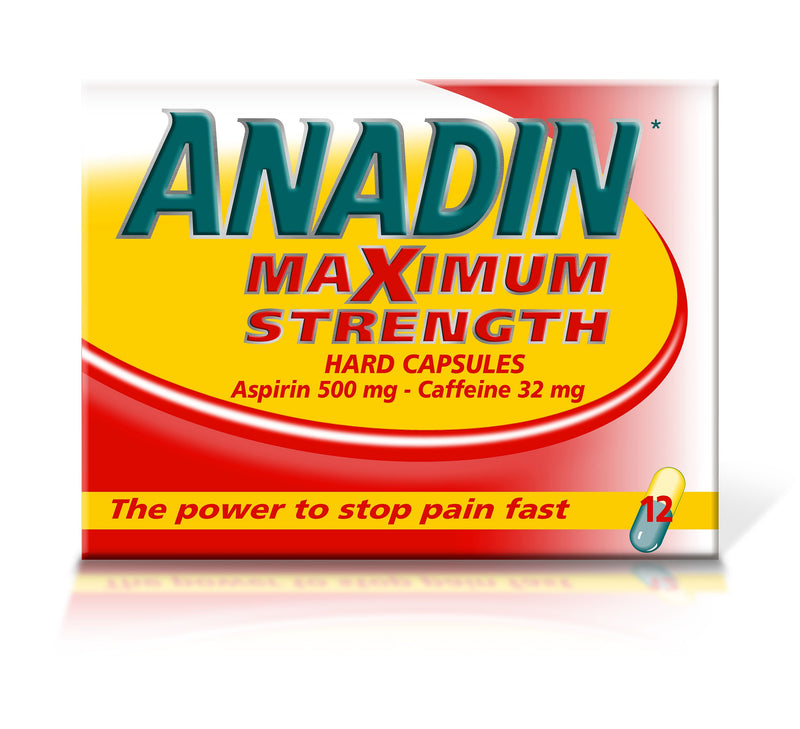 Anadin Maximum Strength Capsules - 12 Pack