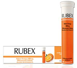 Rubex Vitamin C Effervescent - 20 Pack