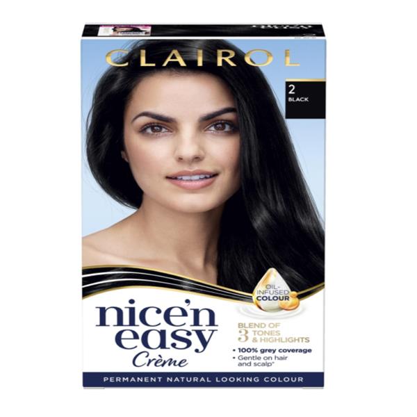 Clairol Nice'nEasy Black Permanent Hair Colour
