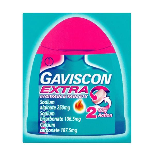 Gaviscon Extra Chewable Tablets 12 Pack