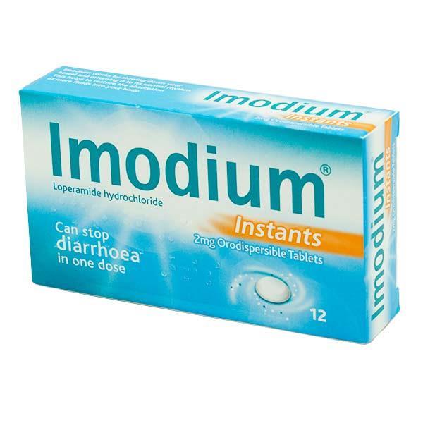 Imodium Instants Loperamide 2mg 12 Pack