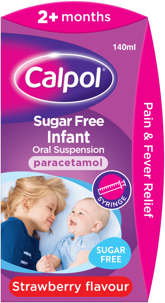 Calpol Infant 2m+ Strawberry Sugar Free