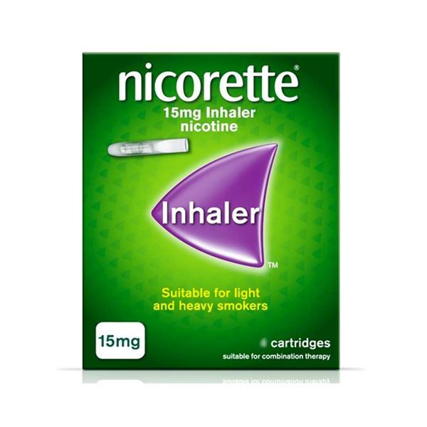 Nicorette Inhaler 15mg Refill Inhaler Cartridges