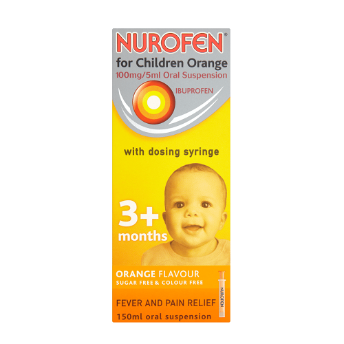Nurofen For Children (3M+) 100mg/5ml Orange - 150ml