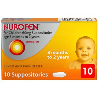Nurofen For Children 60mg Suppositories (3m - 2 years) - 10 Pack