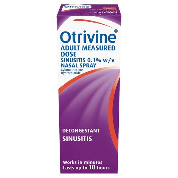 Otrivine Adult Sinusitis Spray - 10ml