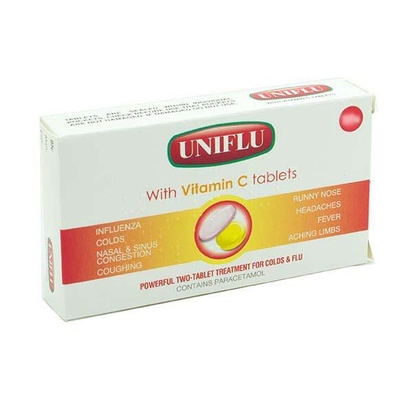 Uniflu With Vitamin C Tablets - 24 Pack
