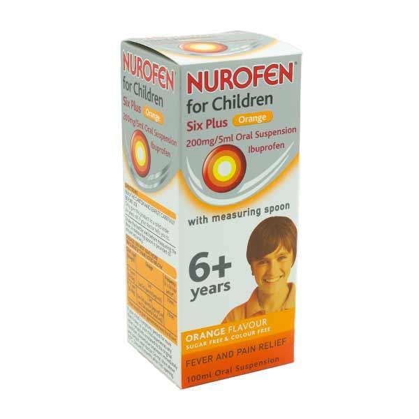 Nurofen For Children Six Plus Orange -  200ml