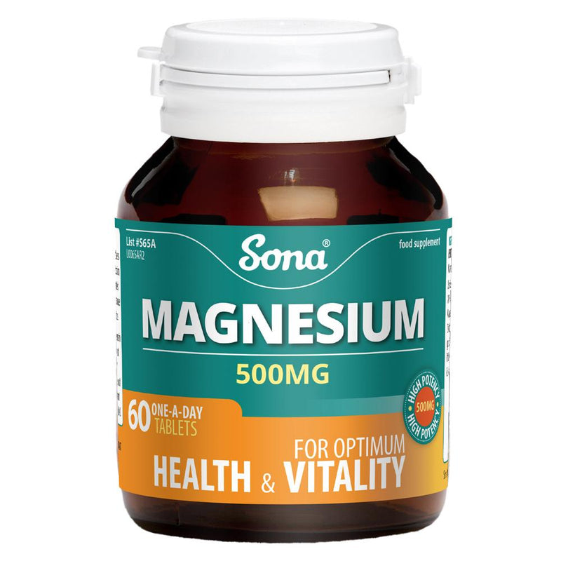Sona Magnesium 500mg 60 Tablets