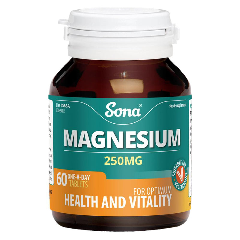 Sona Magnesium 250mg 60 Tablets