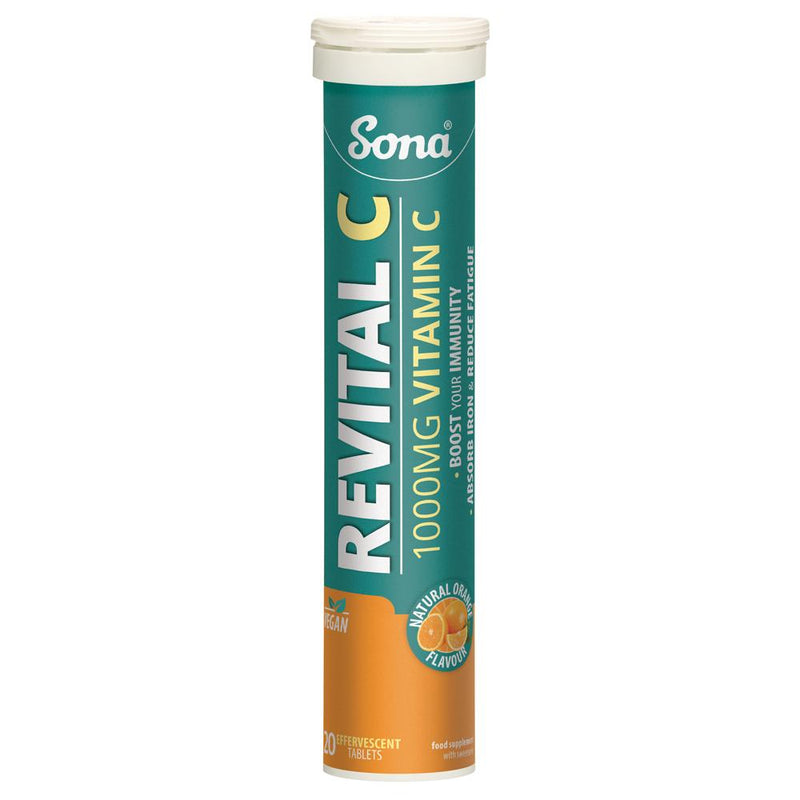 Sona Revital C 1000mg Vitamin C Effervescent 20Tablets