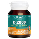 Sona D 2000 Vitamin D3 60 Capsules