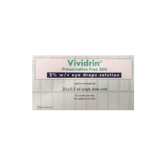 Vividrin Eye drop solution - 20 Pack