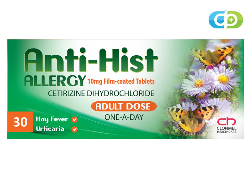 Anti-Hist Allergy Cetirizine 10mg Tablets