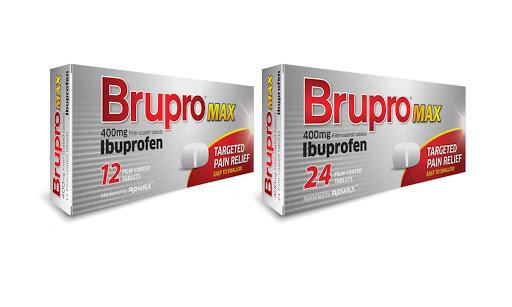 Brupro Max Ibuprofen 400mg Tablets - 24 Pack