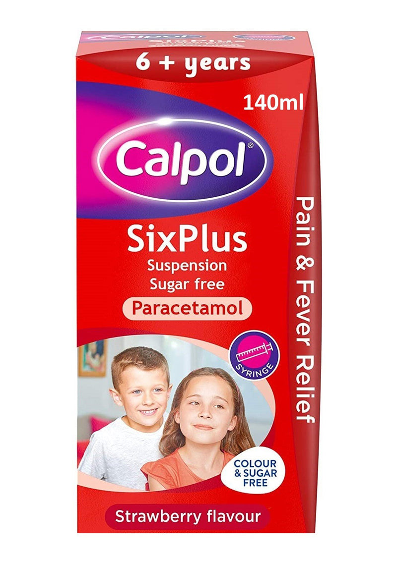 Calpol Six Plus Strawberry Sugar Free