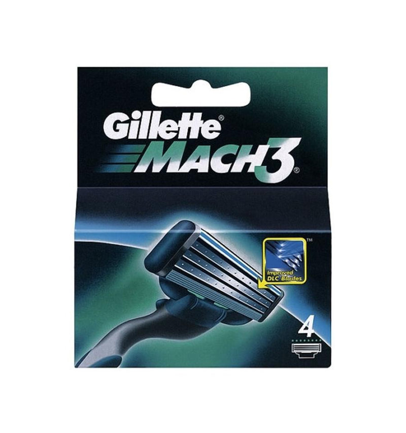 Gillette Mach 3 Blades 4 Pack