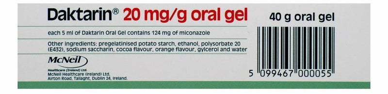 Daktarin 20 mg/g Oral Gel 40g