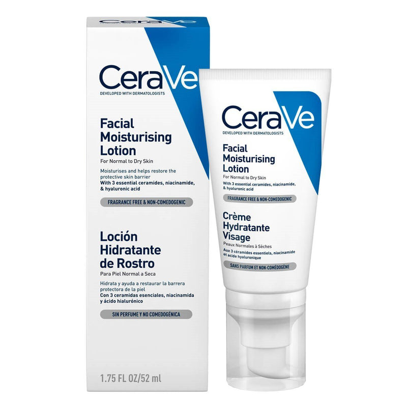 CeraVe Facial Moisturising Lotion Normal to Dry Skin 52ml