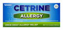 Cetrine Allergy 10mg Tablets