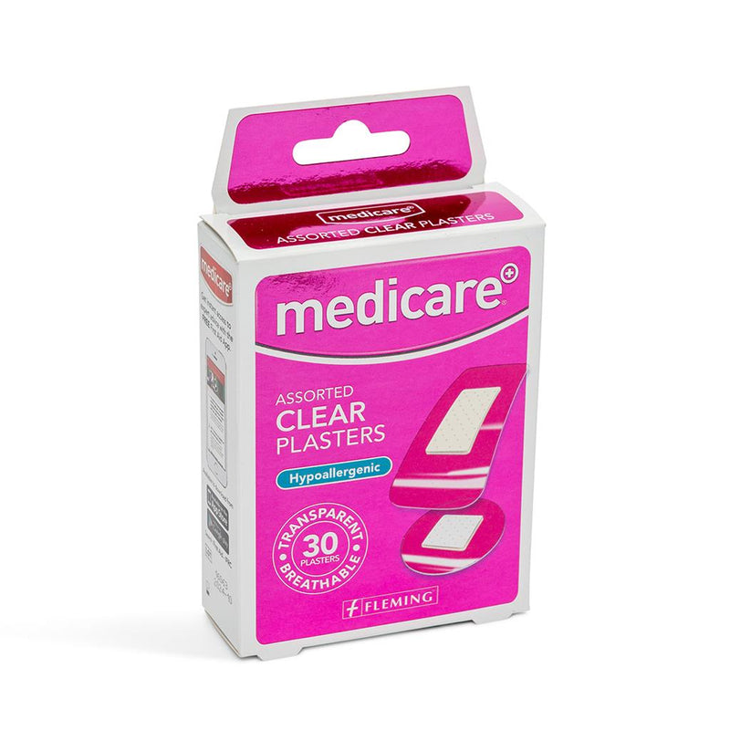 Medicare Assorted Clear Plasters - 30 Pack