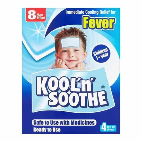 Kool 'N' Soothe Cooling Gel Sheet - 4 Pack