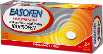 Easofen Max Strength 400mg Ibuprofen Tablets - 24 Pack