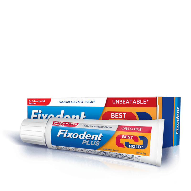 Fixodent Plus Best Hold Denture Adhesive Cream