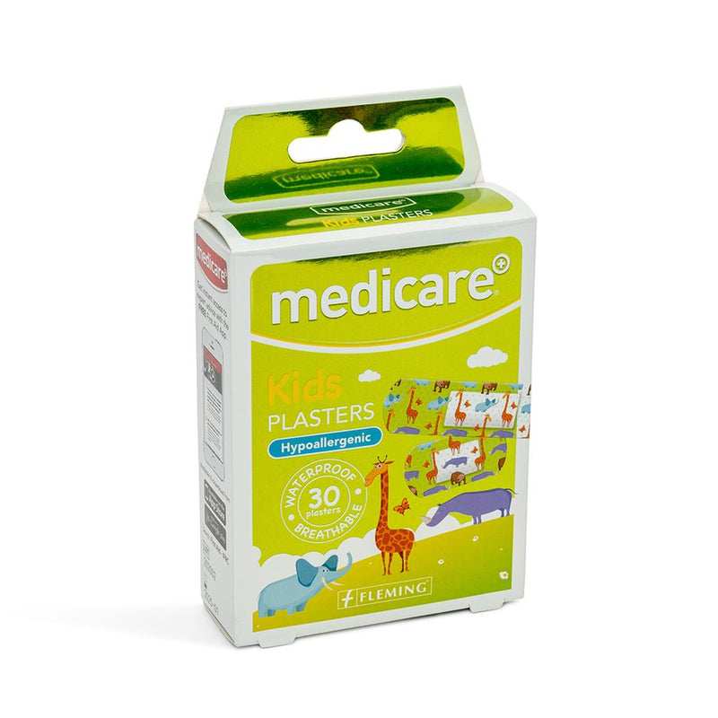 Medicare Waterproof Kids Plasters - 30 Pack