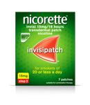Nicorette Invisi Patch 15mg Step 2 - 7 Patches