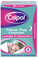 Calpol Soothe and Care Vapour Plug and Nightlight