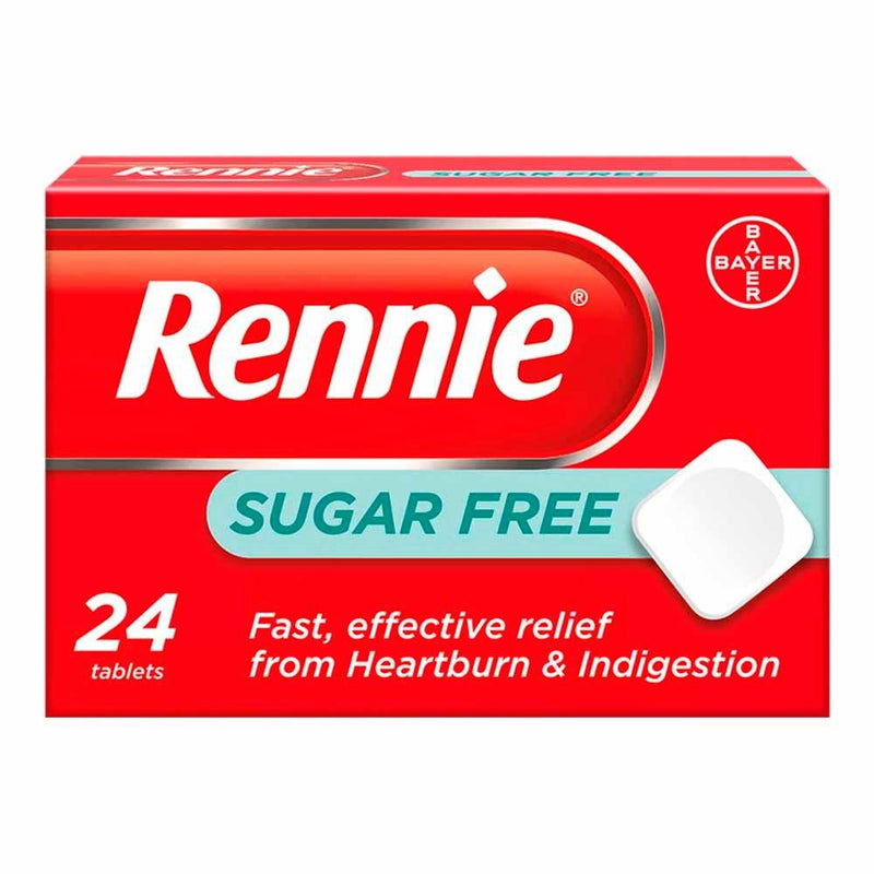 Rennie Sugar Free Tablets 24 Pack