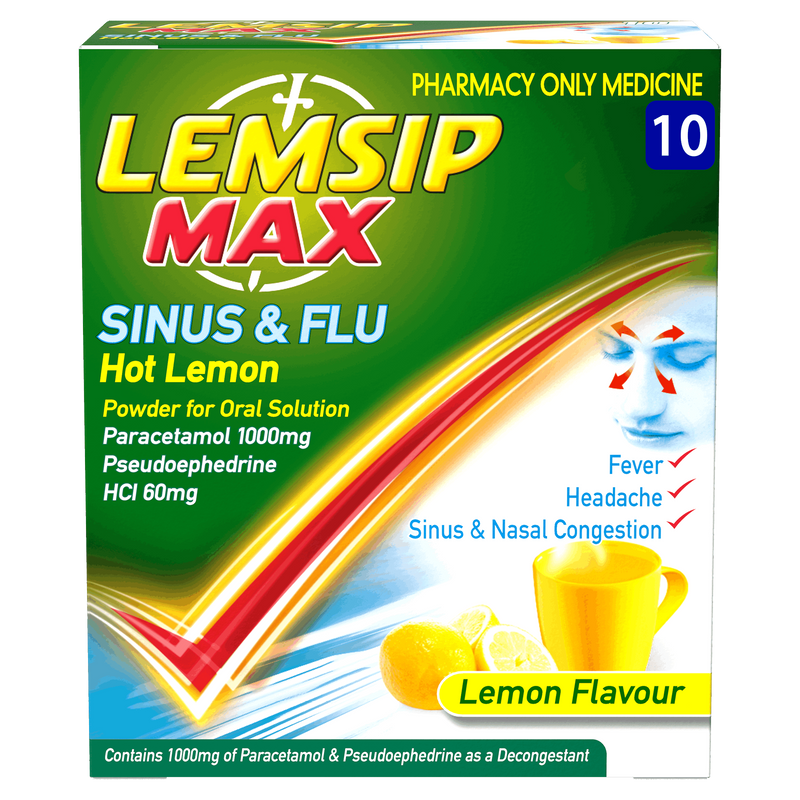 Lemsip Max Sinus & Flu - 10 Pack